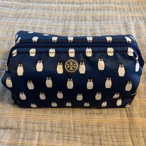 Tory Burch Large Molded Cosmetic Case Penguins